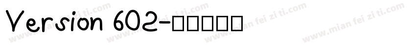 Version 602字体转换